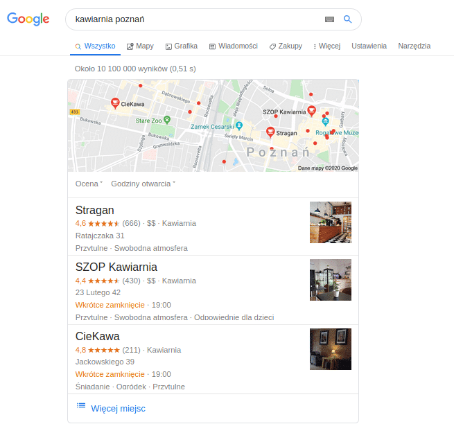 Dlaczego warto znaleźć się w Google Moja Firma?