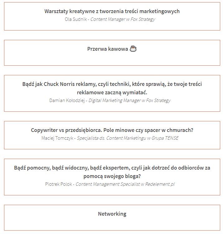 SEMpresso agenda