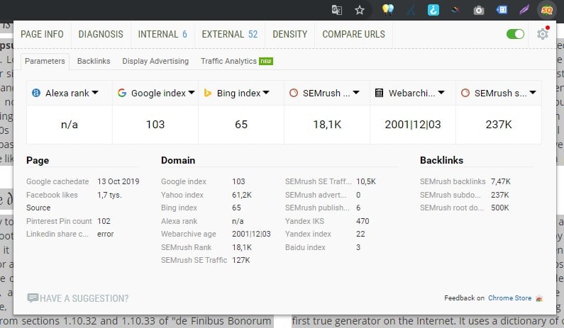 SEOquake