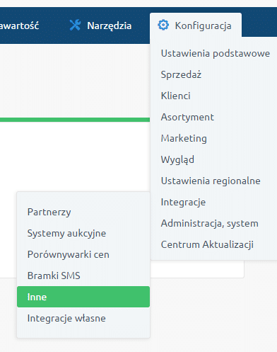 Google Analytics kod śledzenia. Shoper