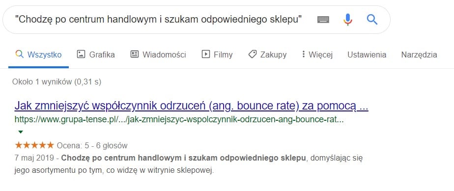 nie powielaj treści