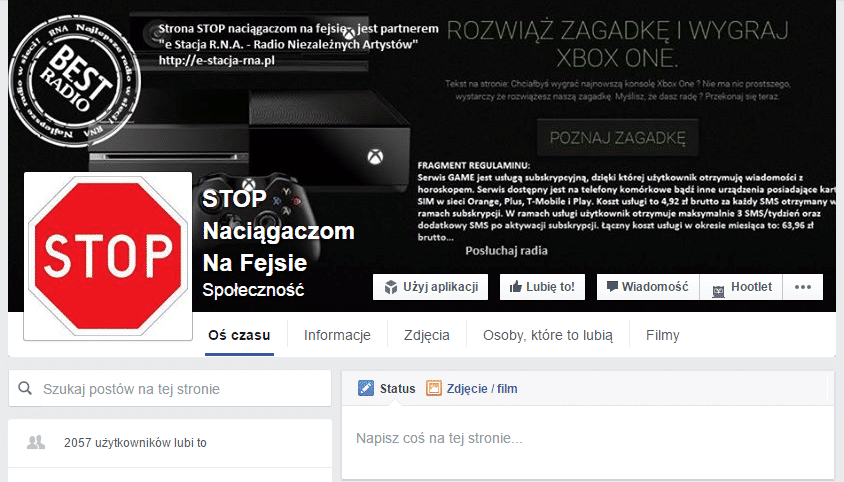 STOP naciągaczom na Fb