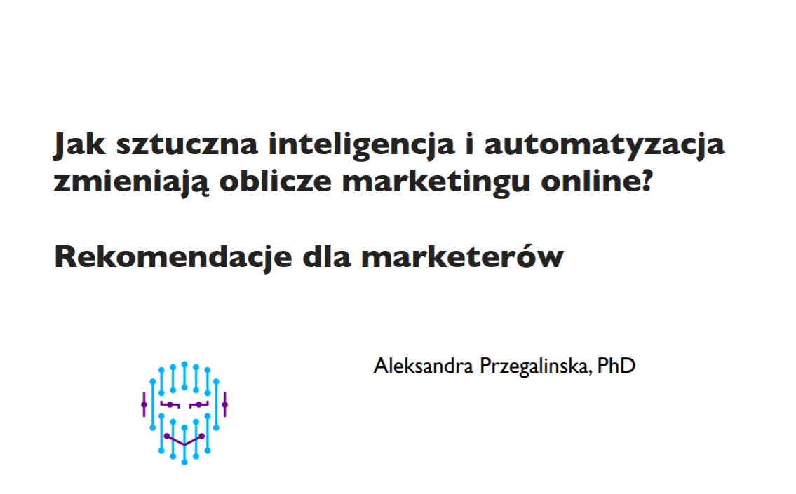 Aleksandra Przegalińska Online Marketing