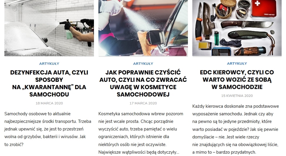 prowadź bloga na tematy motoryzacyjne