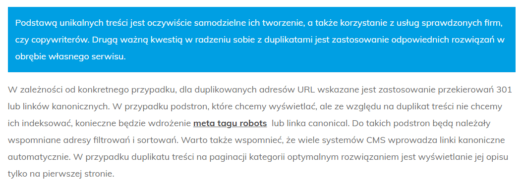 stosuj wyróżnienia w tekście