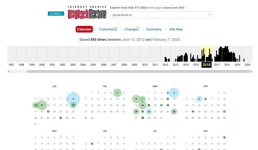 czym jest Wayback Machine