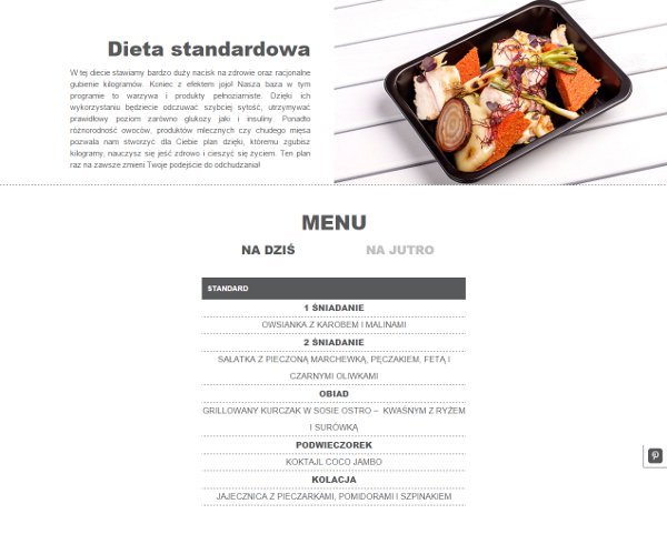 dieta standardowa