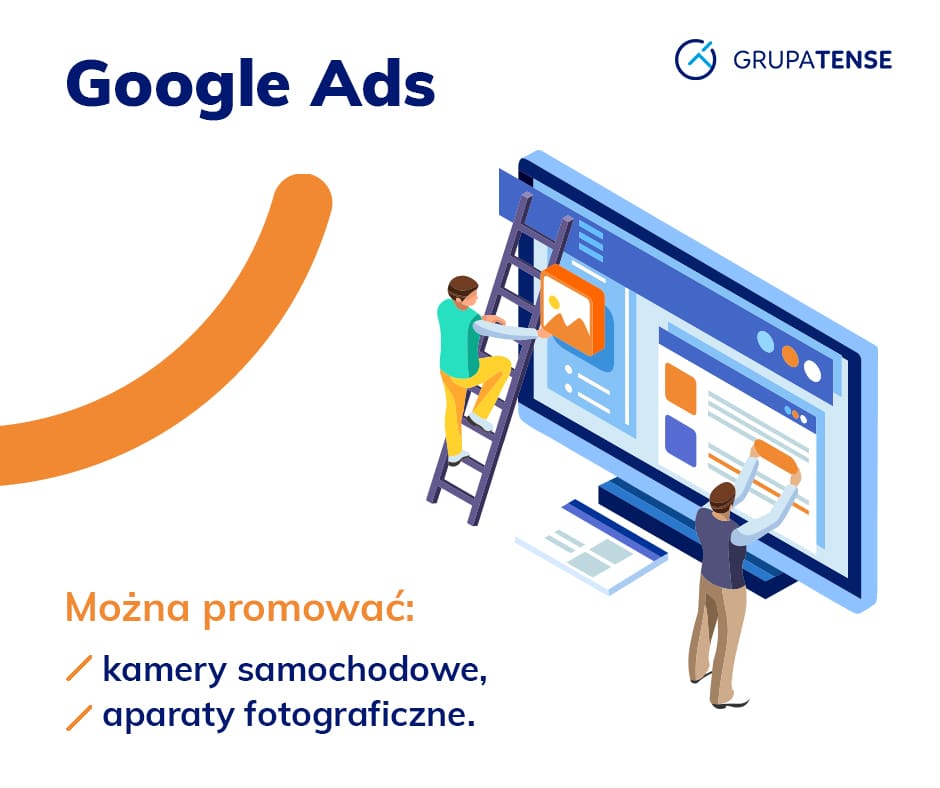 Produkty dozwolone przy promocji Google Ads.