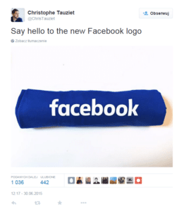 Facebook nowe logo