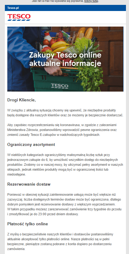 newsletter dla klientów