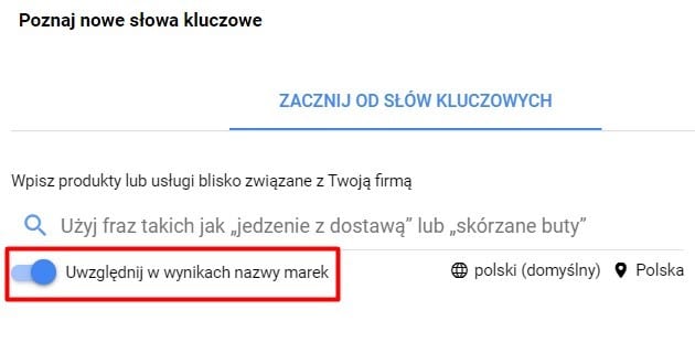 nowe słowa kluczowe