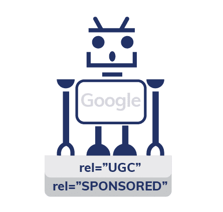 nowe tagi UGC i SPONSORED