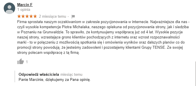 zadbaj o opinie poza stroną