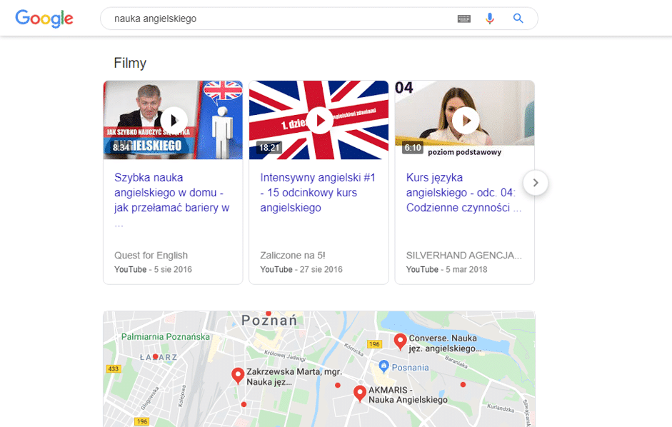 płatne wyniki Google Ads