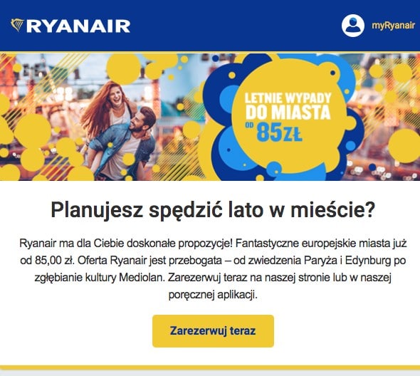 w newsletterze umieść CTA