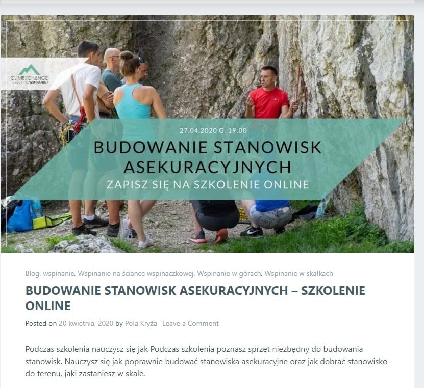 organizuj szkolenia online