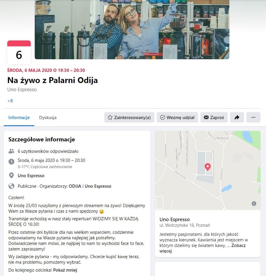 zaproś klientów na szkolenie online