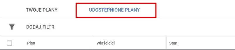 udostępnione plany