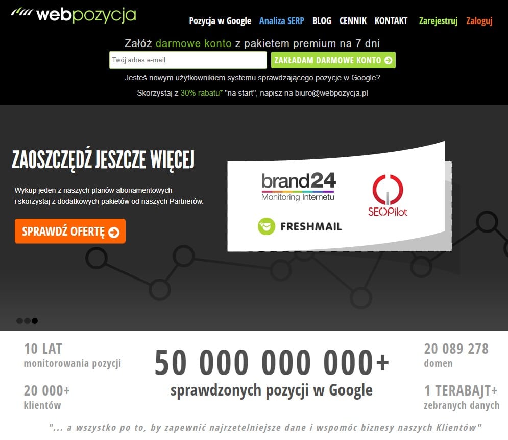 strona główna narzędzia webpozycja