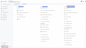 Dodawanie nowego widoku danych w Google Analytics