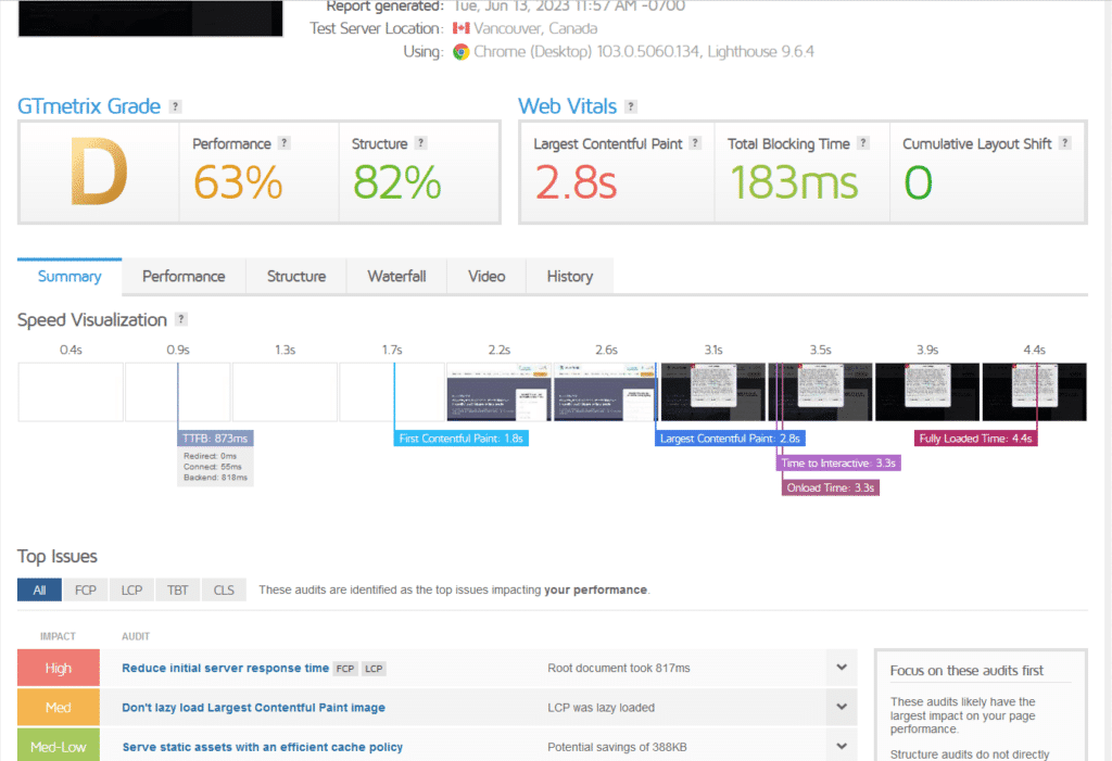 Page Speed Insights