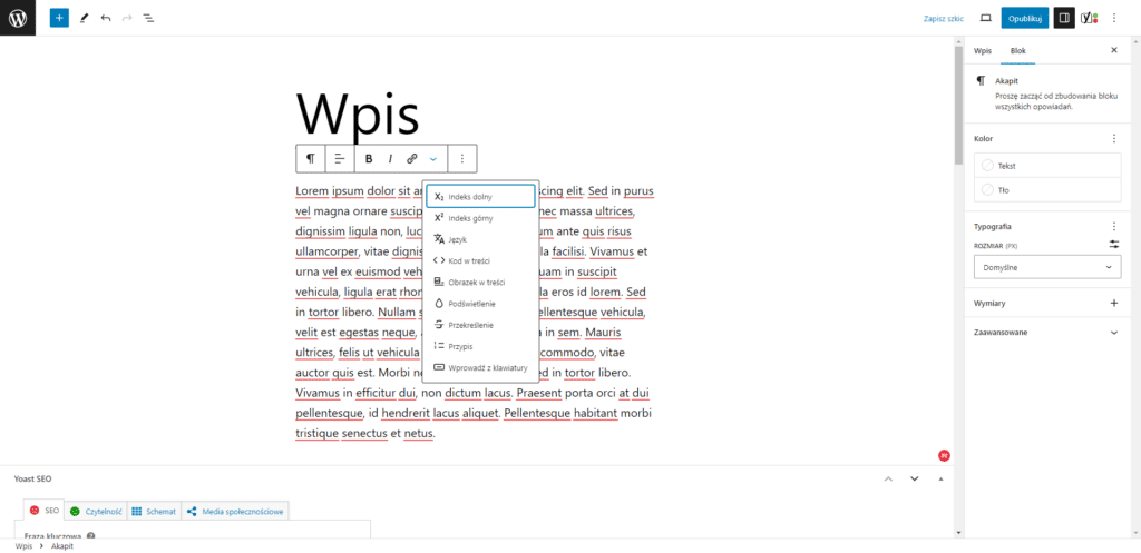 wpis blogowy