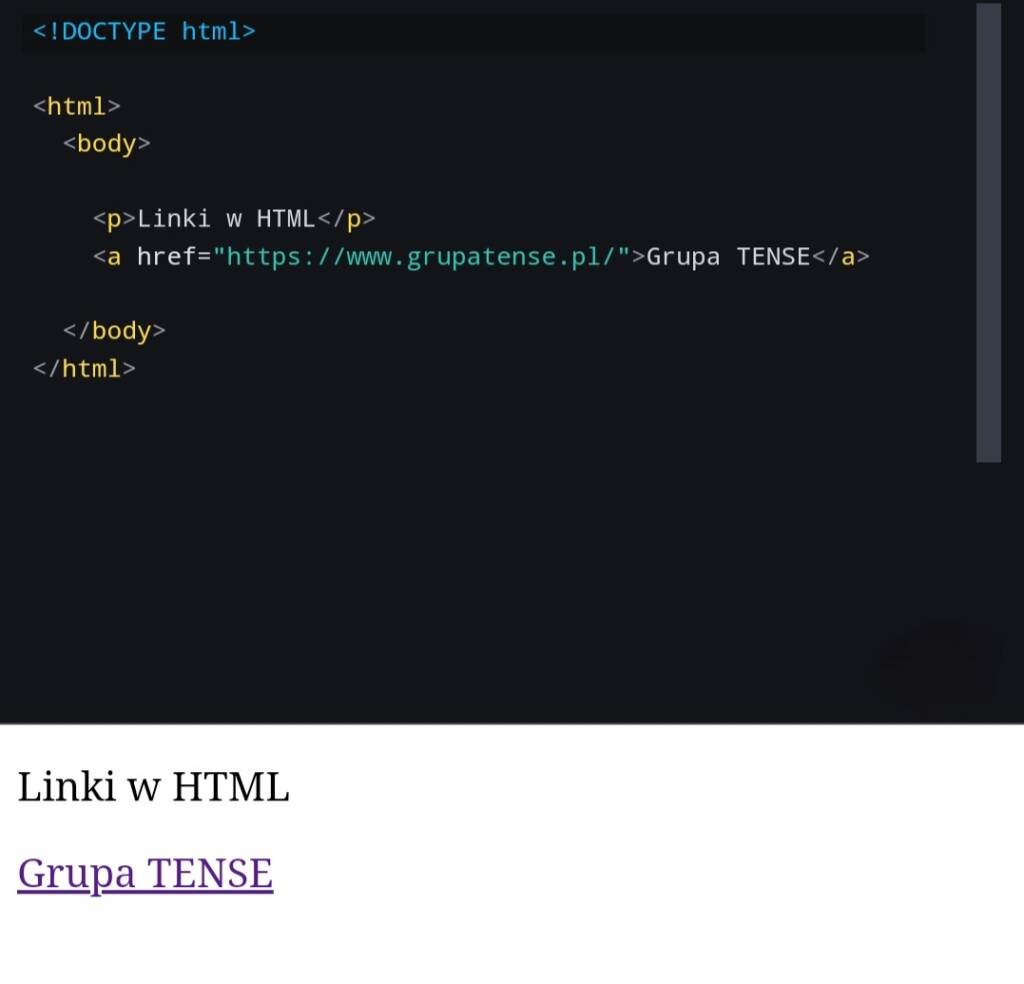 html - linki